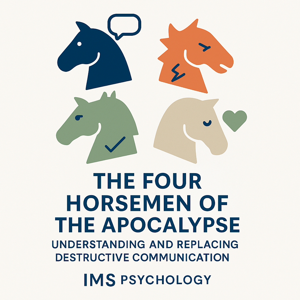 The Four Horsemen of the Apocalypse (Gottman Method): Understanding and Replacing Destructive Communication