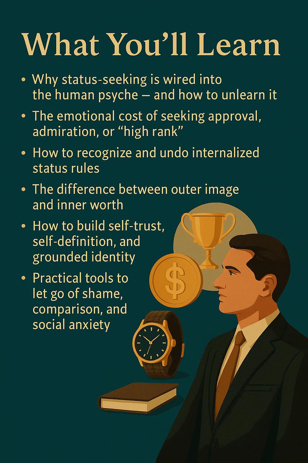 Status-Seeking Workbook | Psychology of Approval & Appearance | Self-Worth Healing PDF (60+ pages)