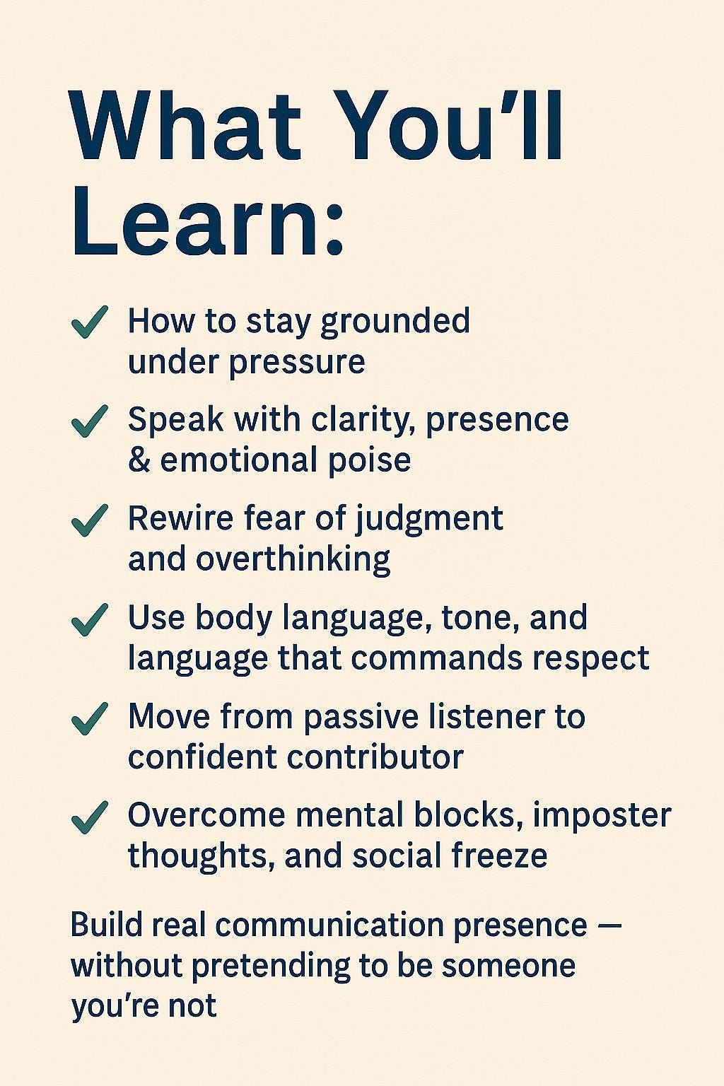 Meeting Confidence Guide PDF – Speak Up in Meetings, Be Heard and Self-Assured | Workbook for Professionals & Teams