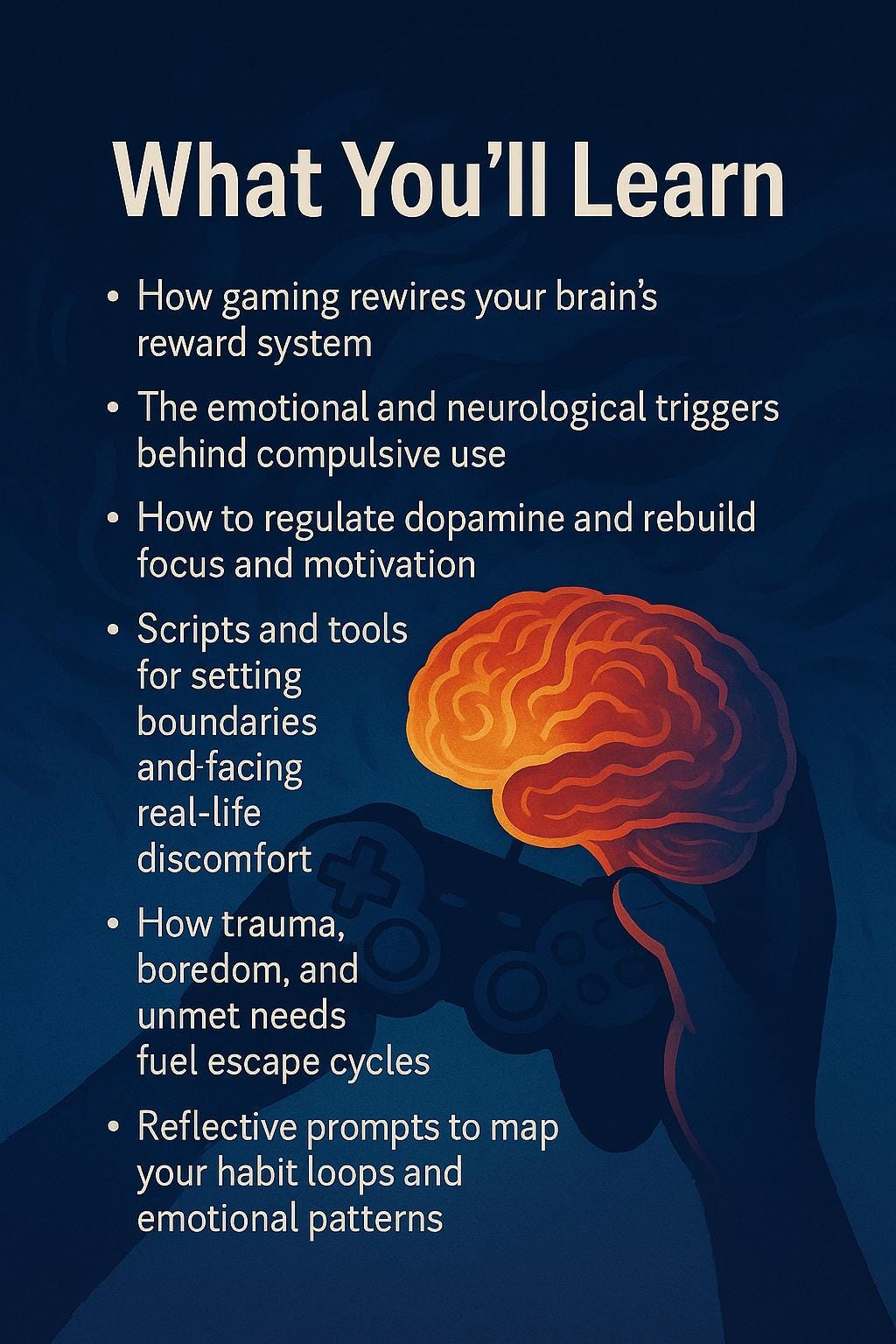 The Gaming Addiction Recovery Map – A Psychology-Based Workbook to Reclaim Focus, Heal Dopamine Dysregulation, and Rebuild Motivation