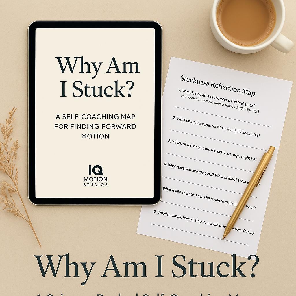 Why Am I Stuck? – Self-Coaching Workbook for Mental Blocks, Emotional Clarity & Inner Motivation