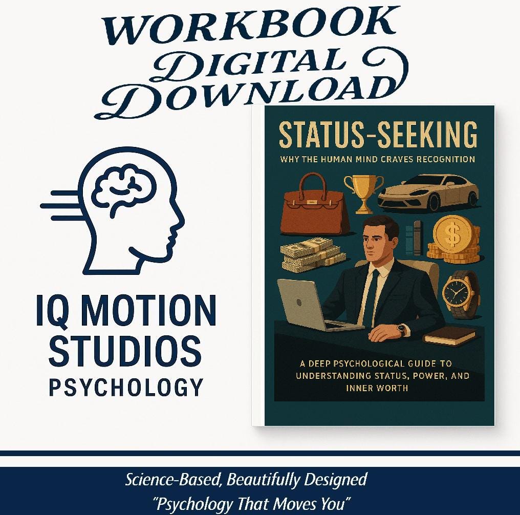 Status-Seeking Workbook | Psychology of Approval & Appearance | Self-Worth Healing PDF (60+ pages)