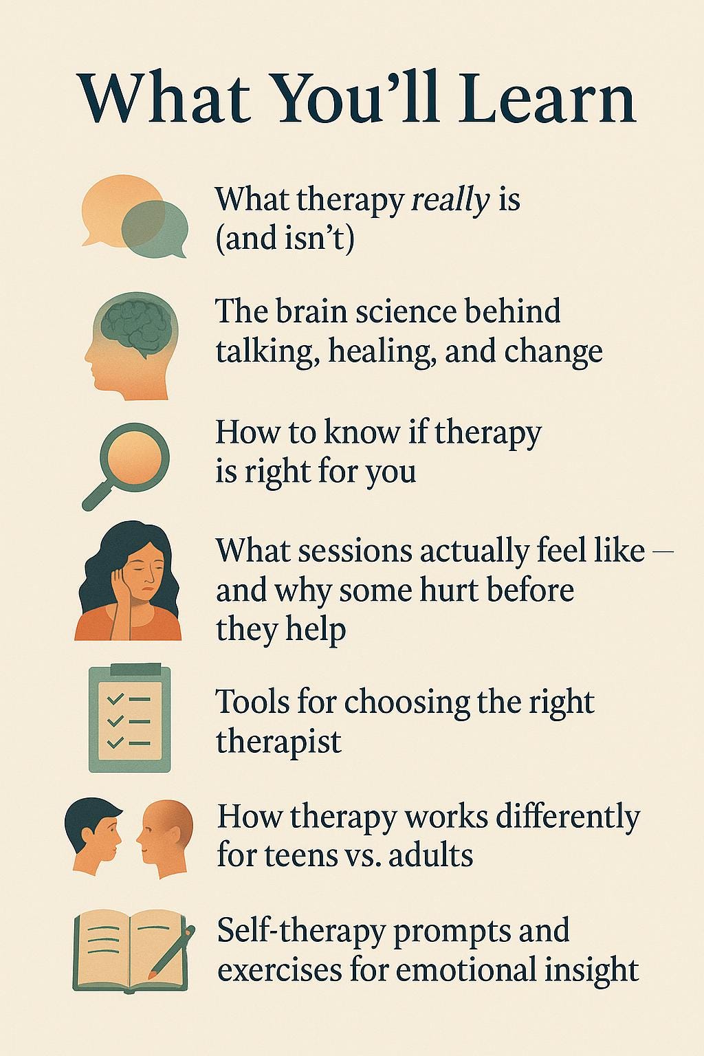 What Is Therapy? A Psychology-Based Self-Discovery Workbook to Understand, Embrace & Navigate the Healing Journey (Teens and Adults)
