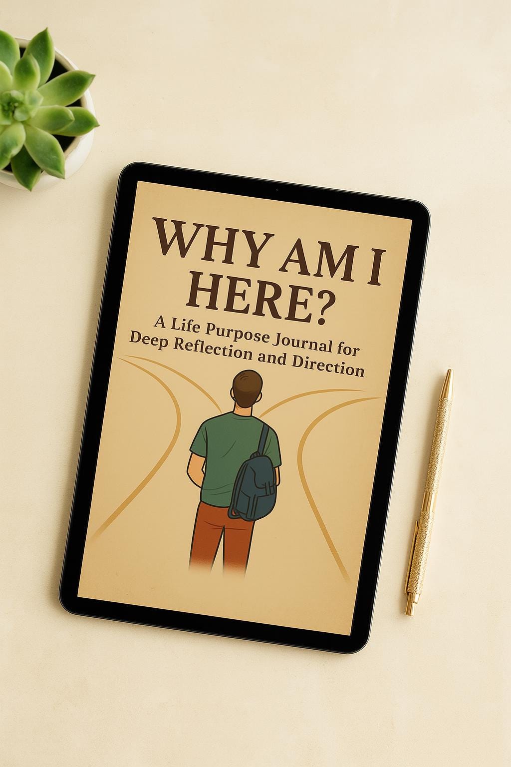 Why Am I Here? Life Purpose Journal | Printable Self-Discovery Workbook PDF