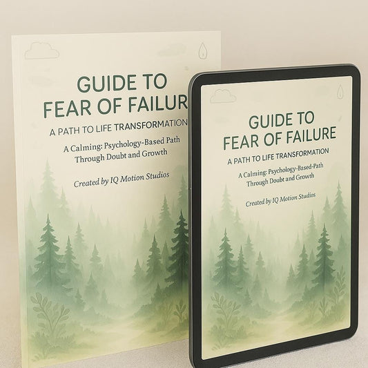 Fear of Failure Worksheets PDF – CBT-Based Self-Growth Journal | Printable Mental Health Worksheets | Overcoming Perfectionism & Self-Doubt