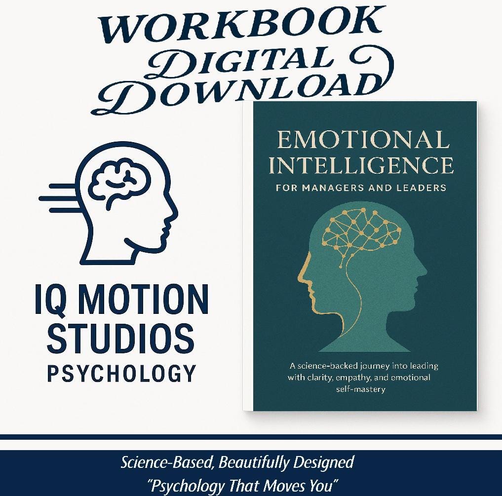 Emotional Intelligence for Managers PDF | Leadership Workbook | Coaching Tools for EQ, Self-Awareness & Team Dynamics