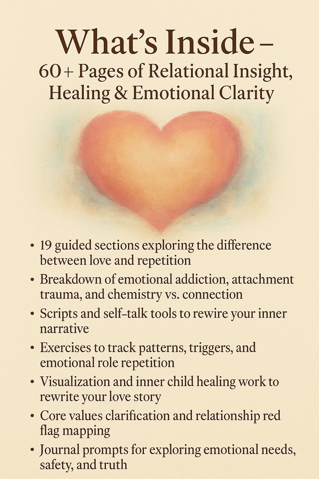Is This Love or Just Familiarity? – A Psychology-Based Workbook on Attachment, Repetition Patterns & Relationship Clarity