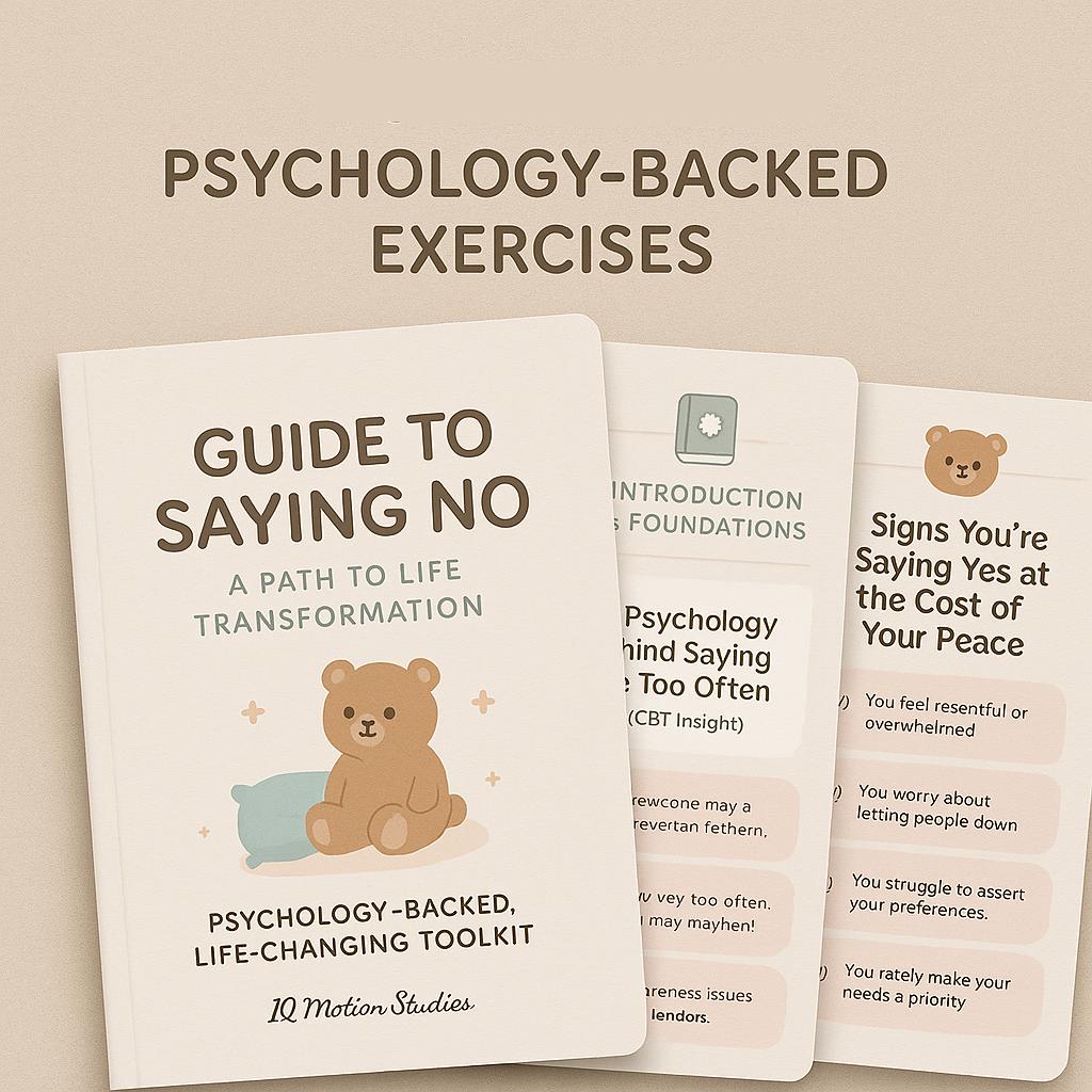Guide to Saying No – Boundary Setting Worksheets for People-Pleasers