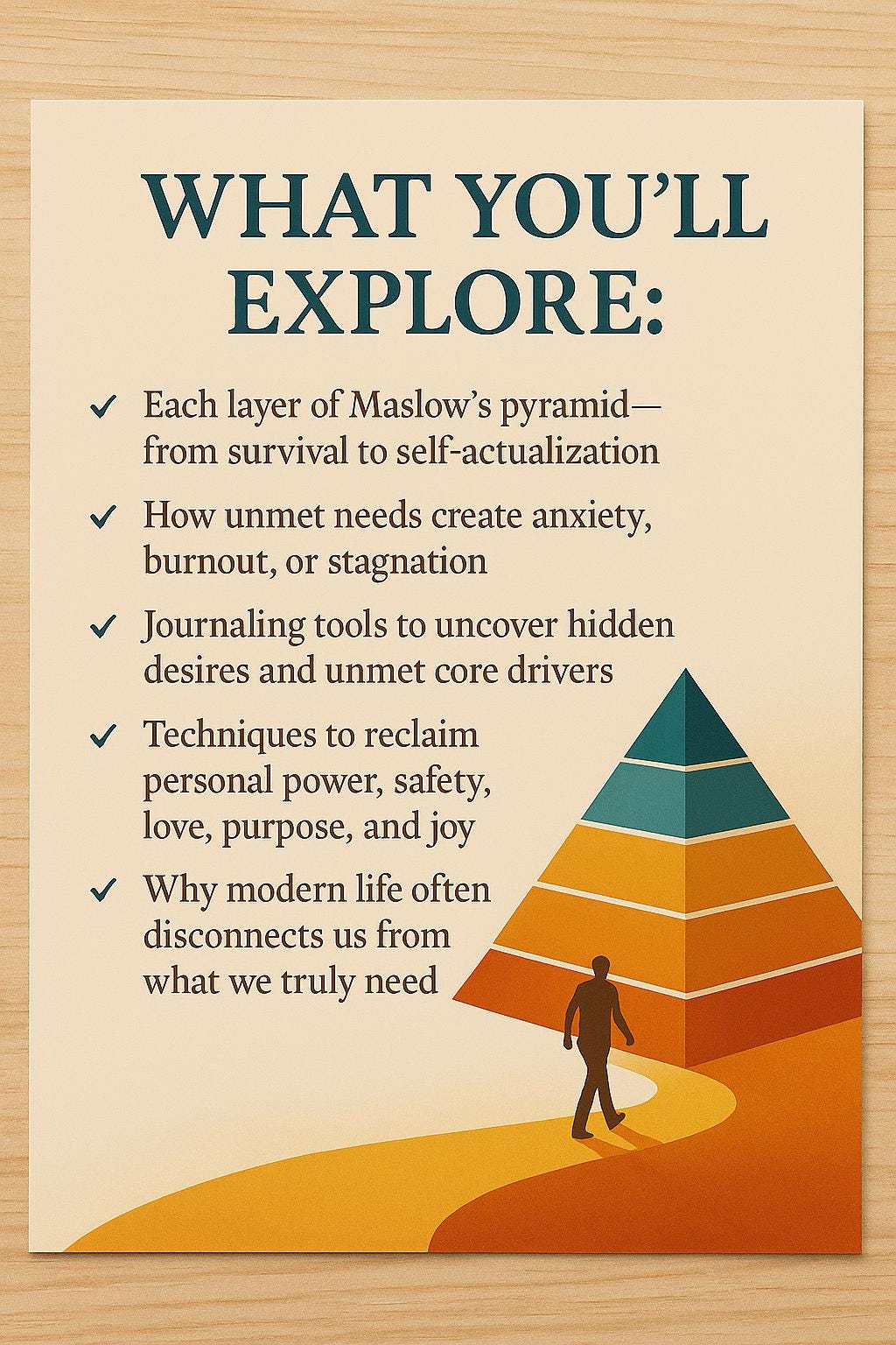 The Pyramid Within – A Guided Workbook on Maslow’s Hierarchy of Needs