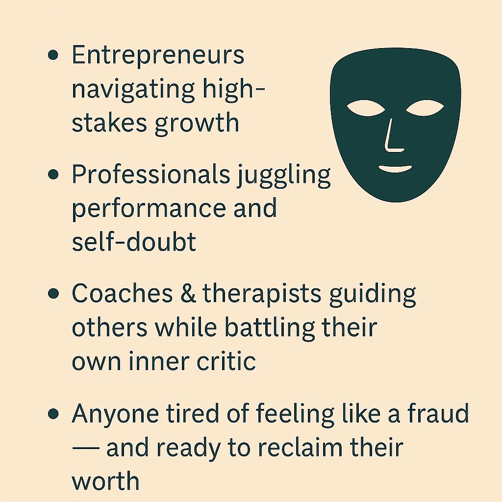 Unmasking Imposter Syndrome PDF Workbook | Confidence, Self-Doubt, Burnout & Belonging | Psychology-Based Inner Healing Guide