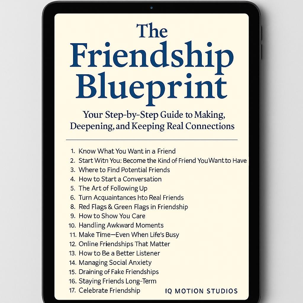 Friendship Workbook, Guide to Making Friends, Deepening Connections, Improving Social Skills, & Overcoming Social Anxiety, Self-Help Journal