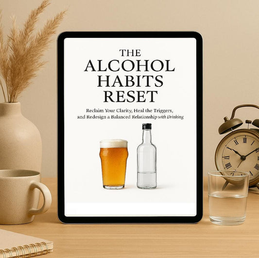 The Alcohol Habits Reset – A Psychology-Based Workbook to Rethink Drinking, Rewire Urges, and Rebuild Clarity Without Shame