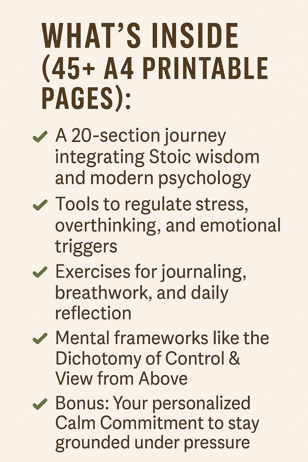 The Stoic Calm – A Practical Guide to Managing Stress, Anxiety & Pressure with Ancient Philosophy and Modern Psychology