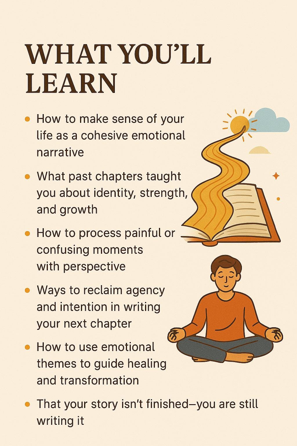 The Life Chapters Mapping Tool | Narrative Therapy-Inspired Journal for Reflection, Healing & Clarity | A4 Printable PDF
