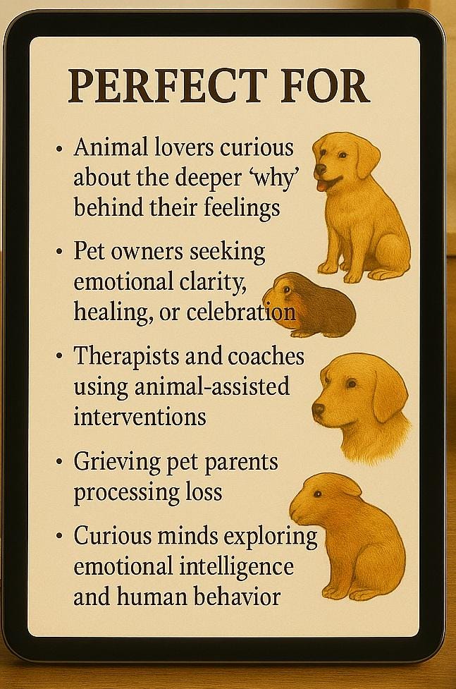 Why We Love Animals – A Psychology Workbook on Human-Animal Bonds, Emotional Attachment, and the Science of Connection