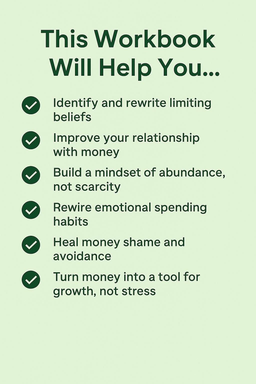 Rewire Your Wealth – Psychology-Based Money Workbook to Transform Beliefs & Improve Financial Habits