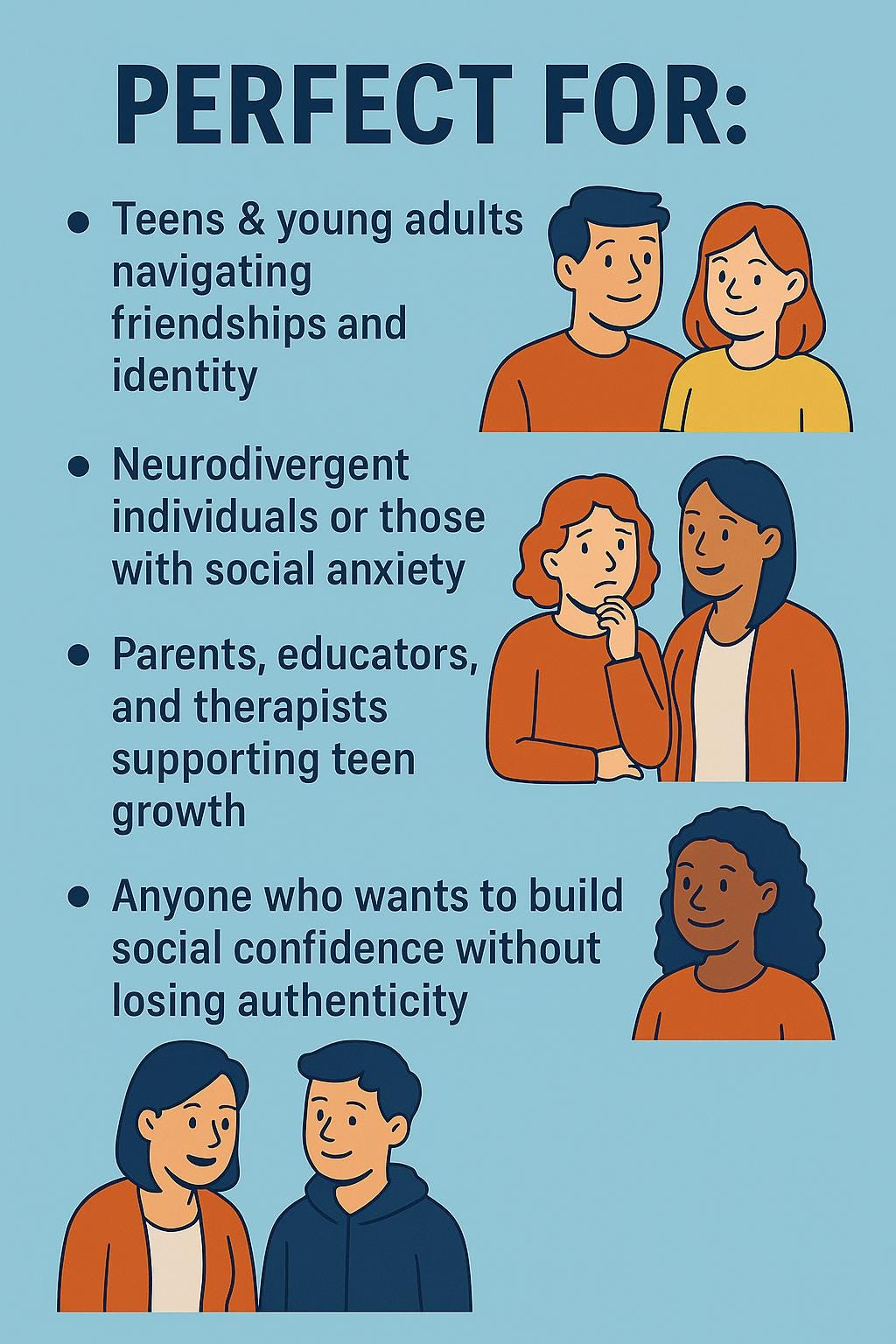 Social Skills for Teens Workbook – Build Confidence, Communication & Friendships | PDF Guide for Anxiety, Conversation, and Self-Esteem