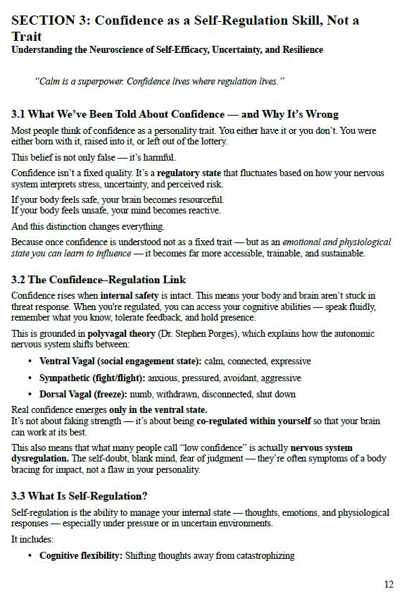 Confidence Calibration – A Psychology-Based Workbook to Rebuild Self-Belief, Silence the Inner Critic, and Anchor in Authentic Self-Worth