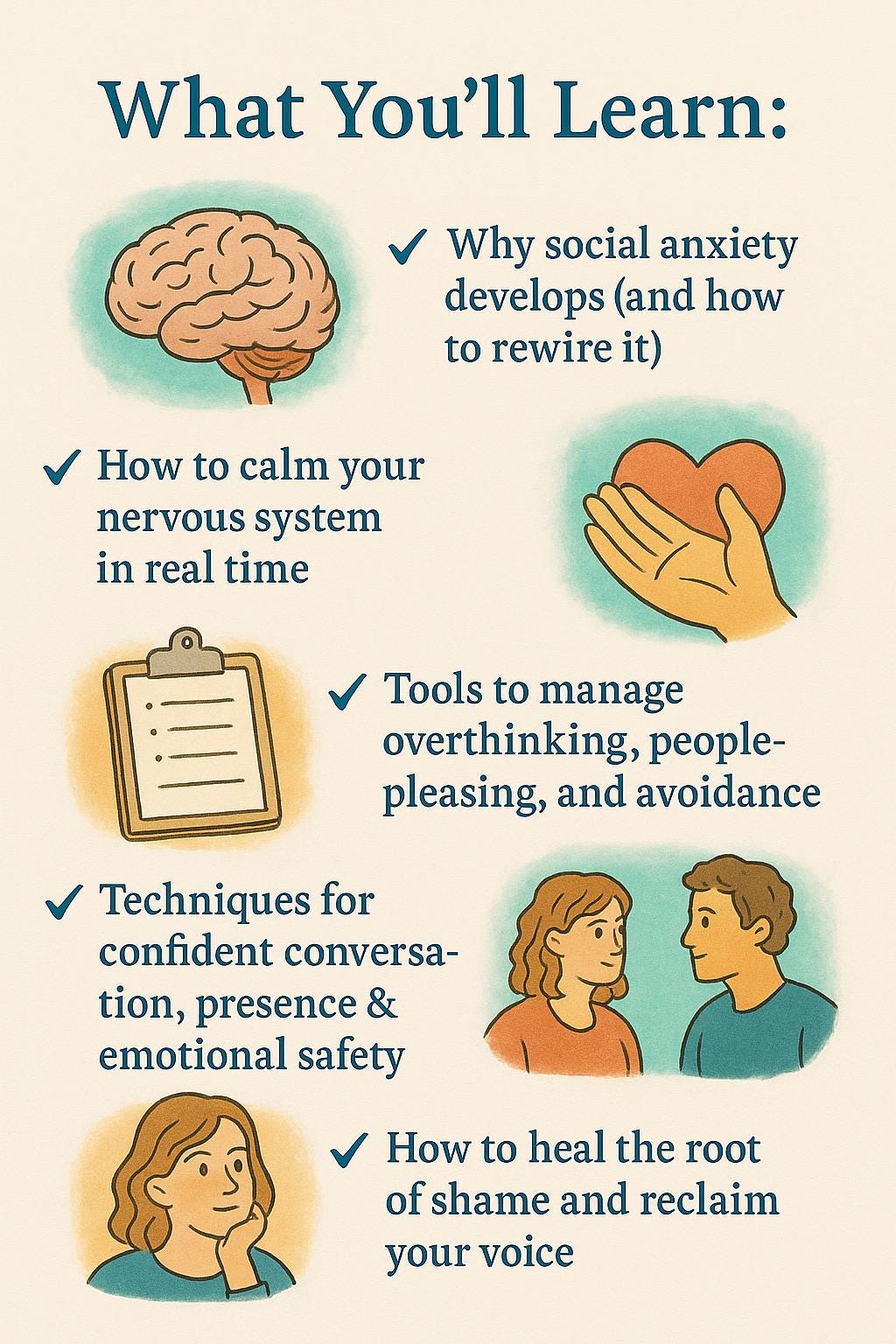Social Anxiety Recovery Planner PDF | Confidence Workbook for Overthinking, Fear of Judgment & Social Overwhelm