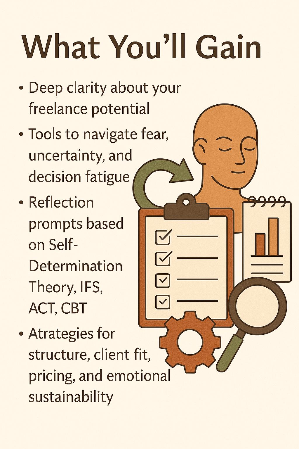 Freelance Clarity Workbook– Should You Go Solo? | Career Self-Discovery Journal | Psychology-Based PDF Guide for Aspiring Freelancers