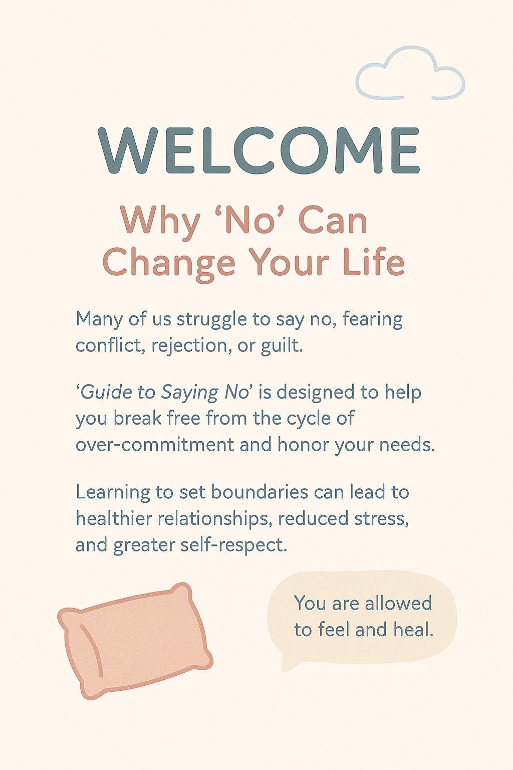 Guide to Saying No – Boundary Setting Worksheets for People-Pleasers