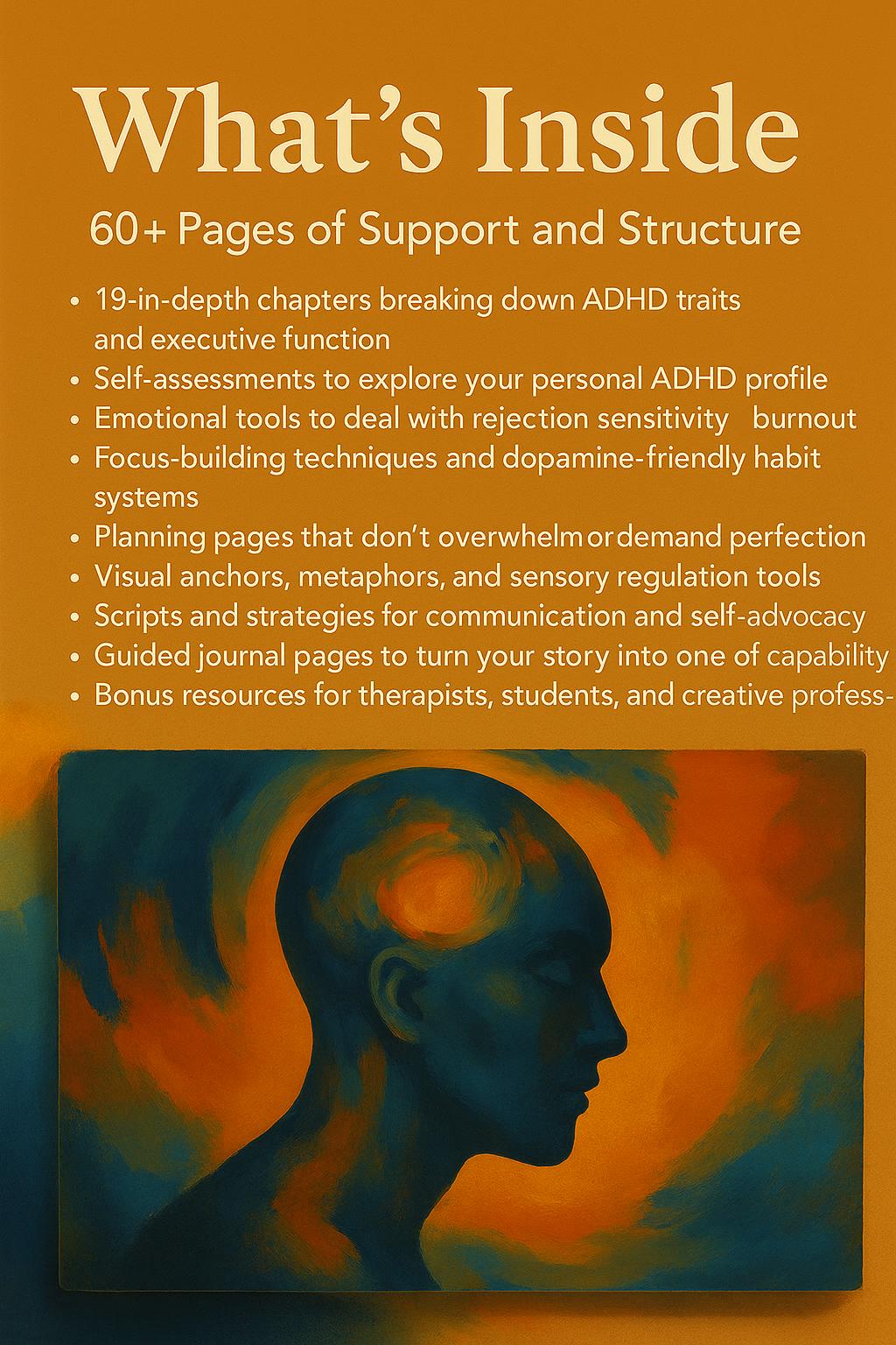 Living with ADHD – A Psychology-Based Workbook to Build Focus, Self-Compassion, and Daily Structure Without Shame or Overwhelm