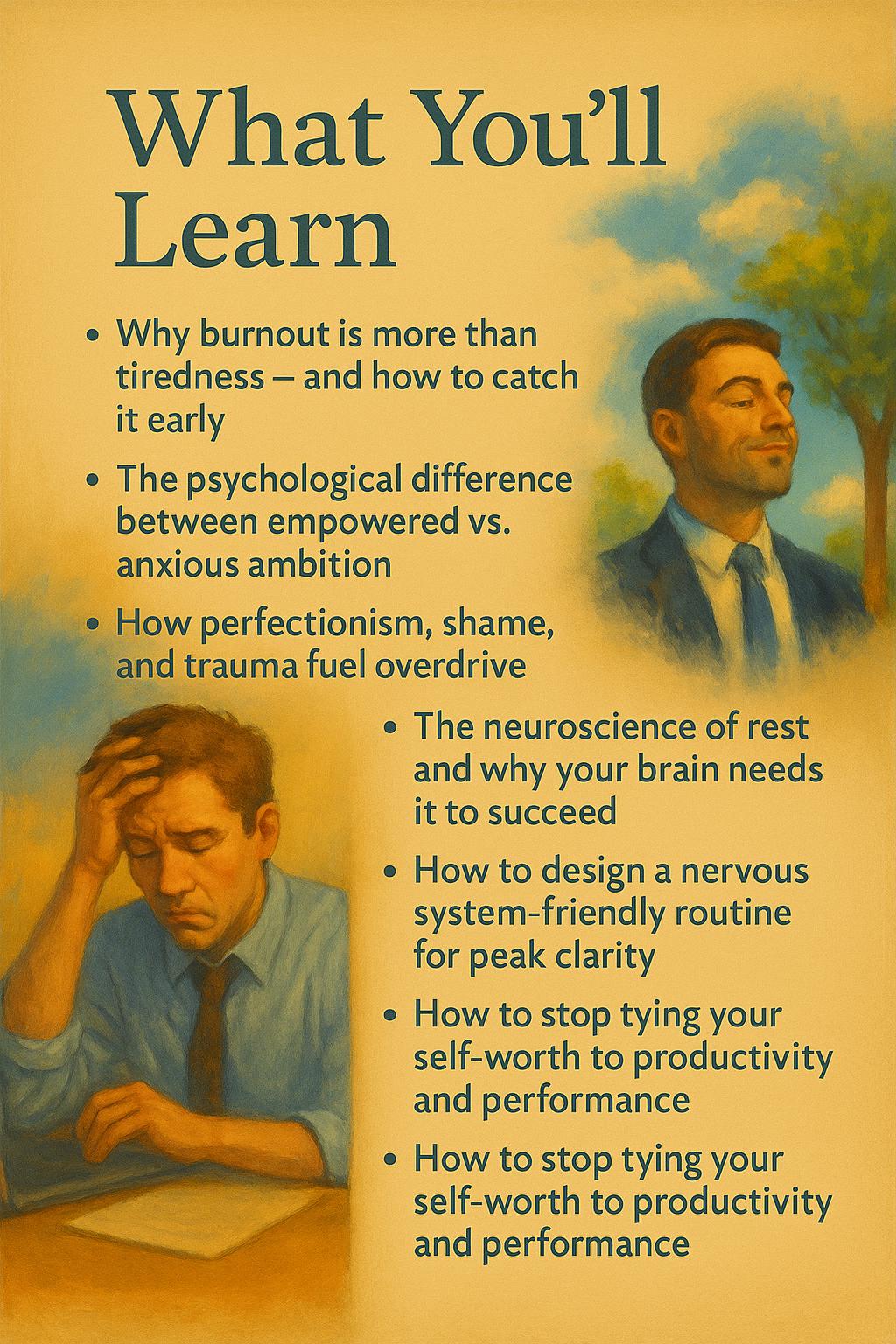 Balancing Ambition and Mental Health – A Psychology-Based Workbook to Prevent Burnout, Redefine Success, and Restore Emotional Clarity
