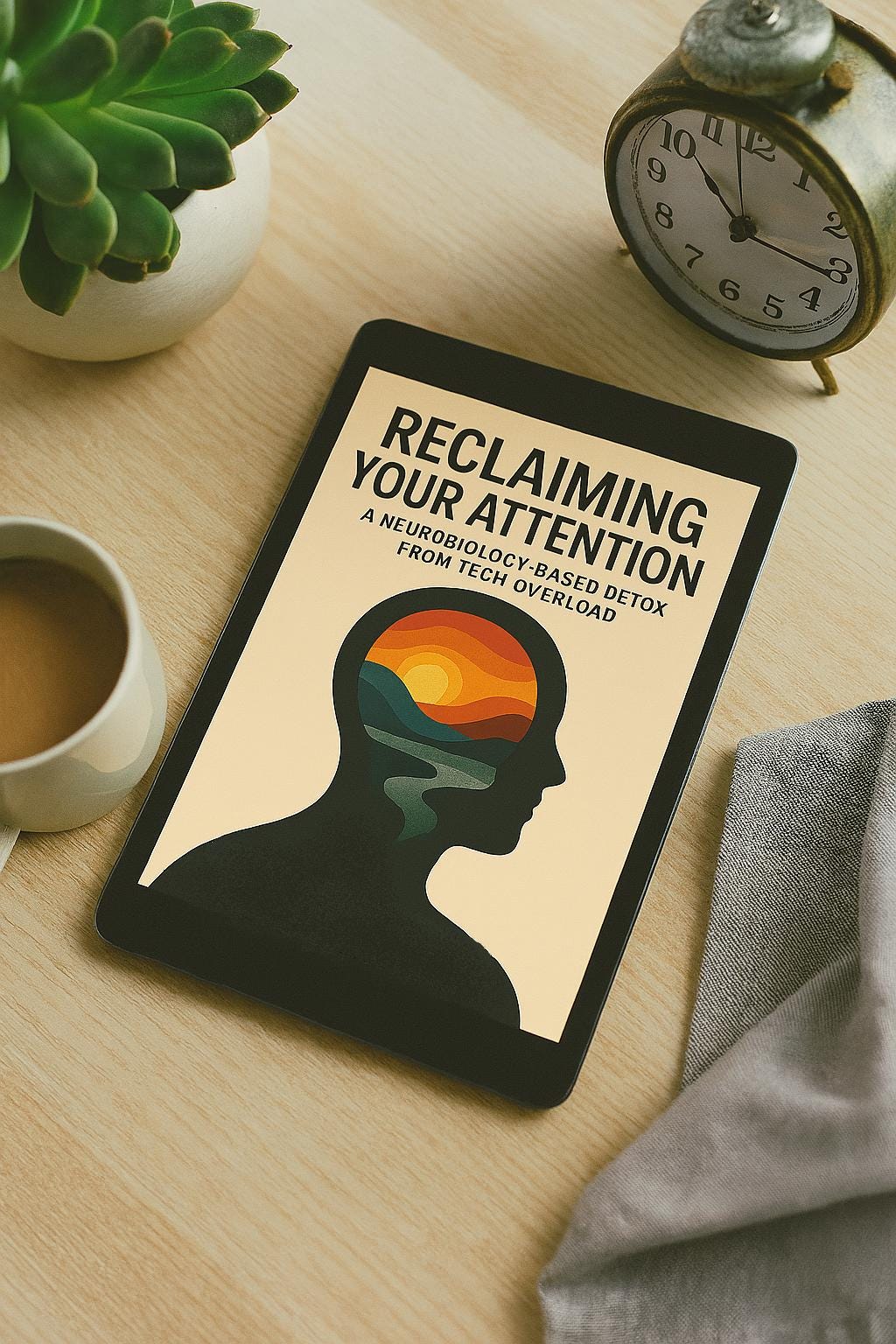Reclaim Your Focus & Clarity | Attention Workbook for Mental Presence | 60+ Pages | Psychology Tools
