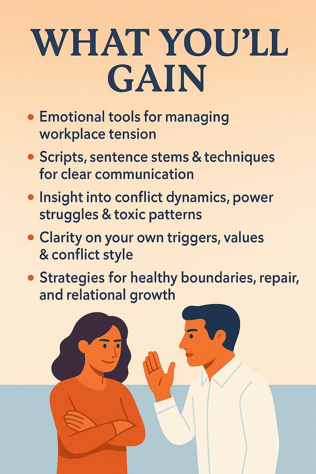 Conflict Resolution at Work | Workplace Relationship Workbook | PDF Coaching Guide for Communication & Team Harmony