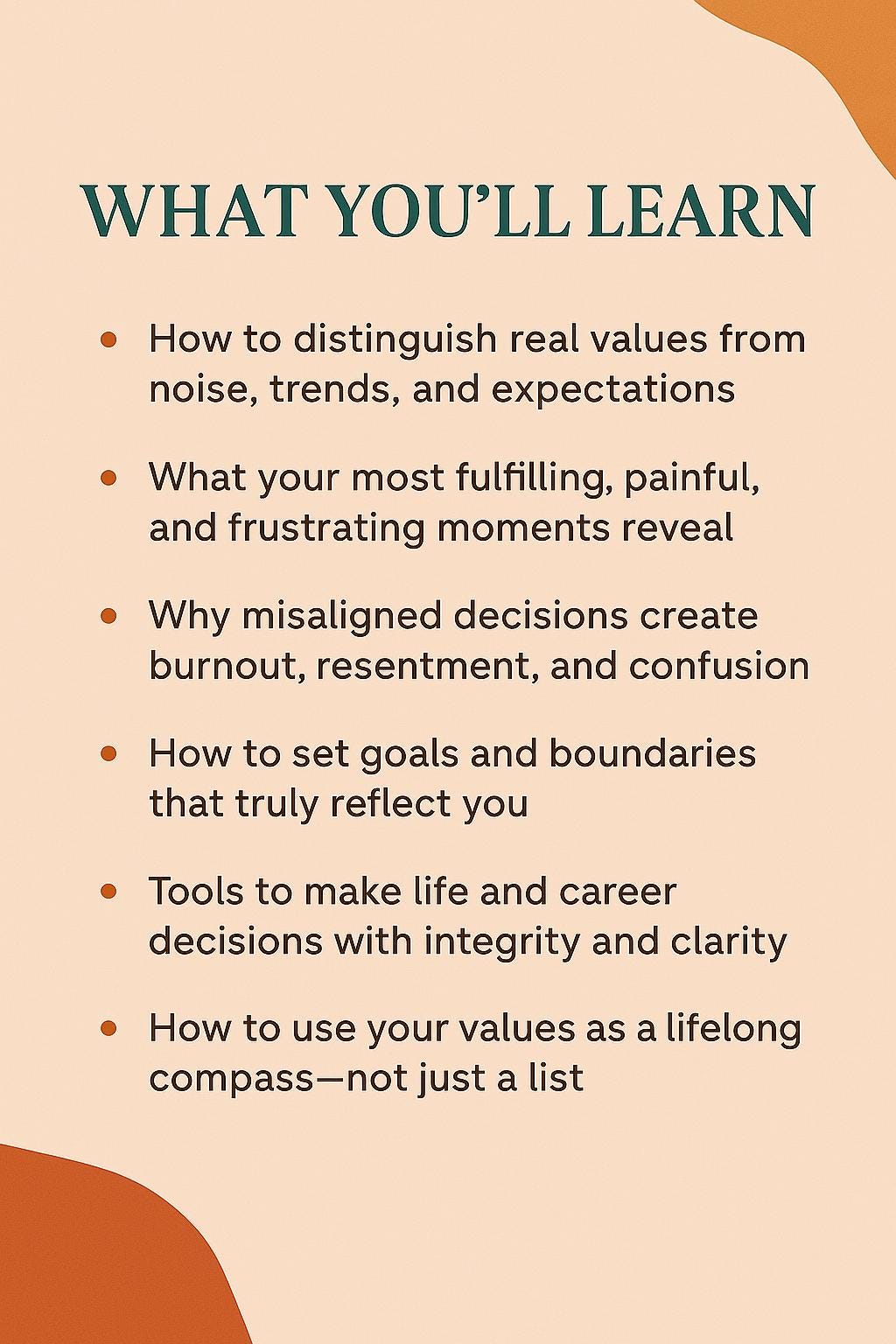 Core Values Clarifier Worksheet | Self-Discovery Journal for Life Alignment & Decision-Making | A4 Printable PDF