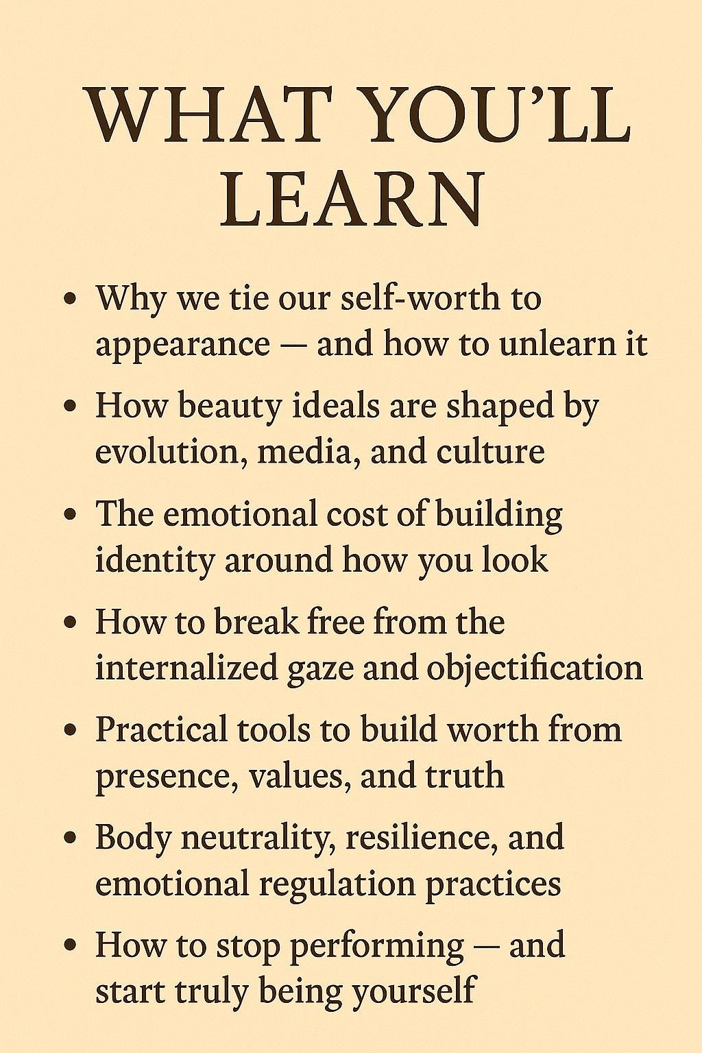 The Mirror and the Mind – A Psychology Workbook to Untangle Self-Worth from Appearance & Rebuild Identity Beyond Beauty
