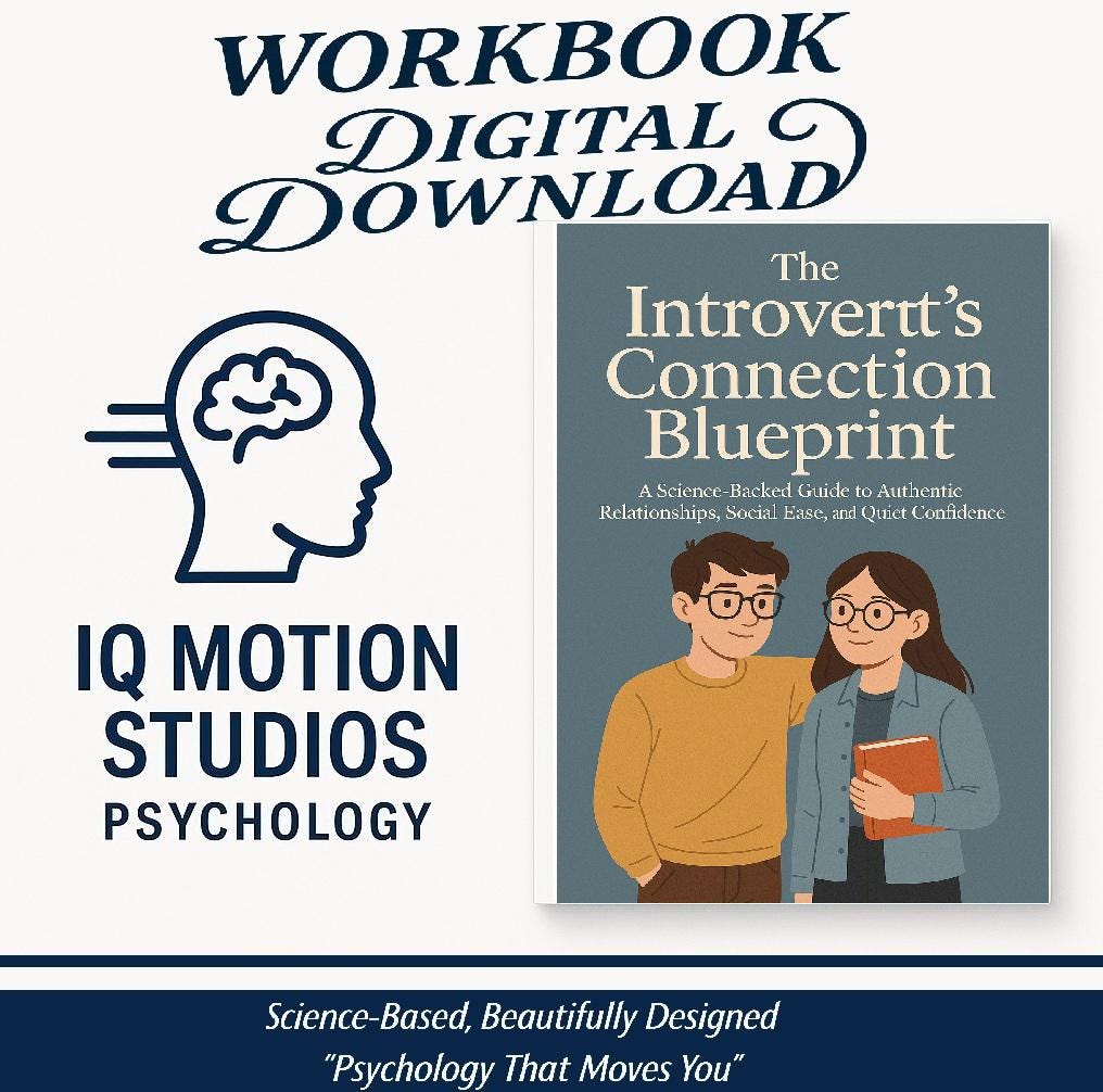 The Introvert’s Connection Blueprint – A Psychology-Based Guide to Build Meaningful Relationships Without Losing Your Energy or Identity