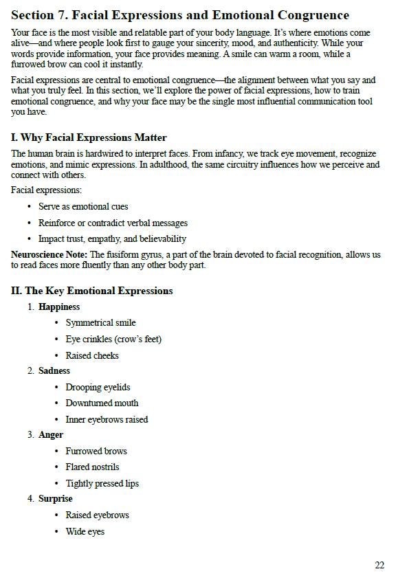 The Body Language Blueprint – Master Nonverbal Communication for Confidence, Clarity & Presence | Printable PDF Guide (50+ Pages)