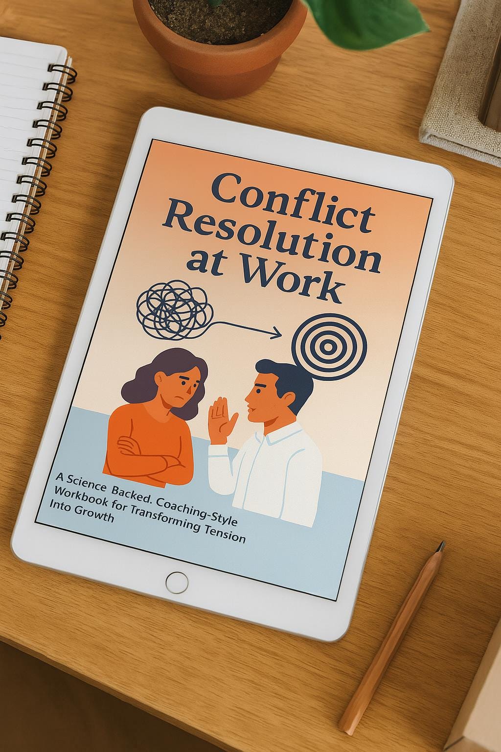 Conflict Resolution at Work | Workplace Relationship Workbook | PDF Coaching Guide for Communication & Team Harmony