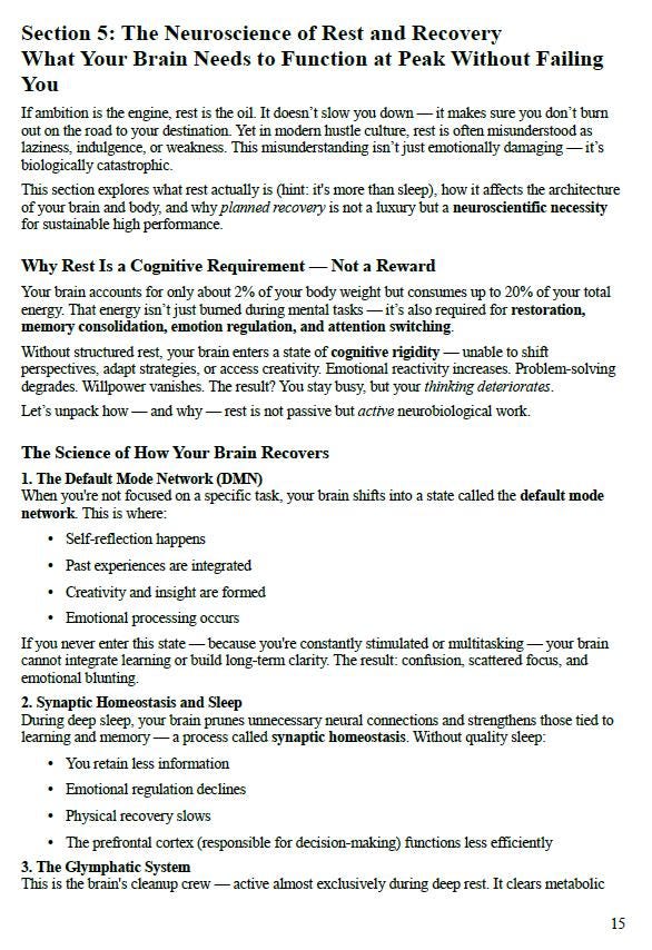 Balancing Ambition and Mental Health – A Psychology-Based Workbook to Prevent Burnout, Redefine Success, and Restore Emotional Clarity