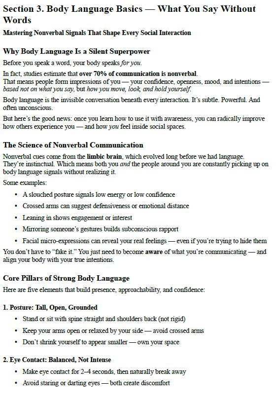 Social Skills for Teens Workbook – Build Confidence, Communication & Friendships | PDF Guide for Anxiety, Conversation, and Self-Esteem