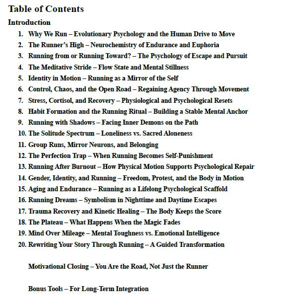 The Psychology Behind Running – A Science-Backed Workbook on Flow, Mental Strength, Healing, Motivation & Emotional Self-Discovery