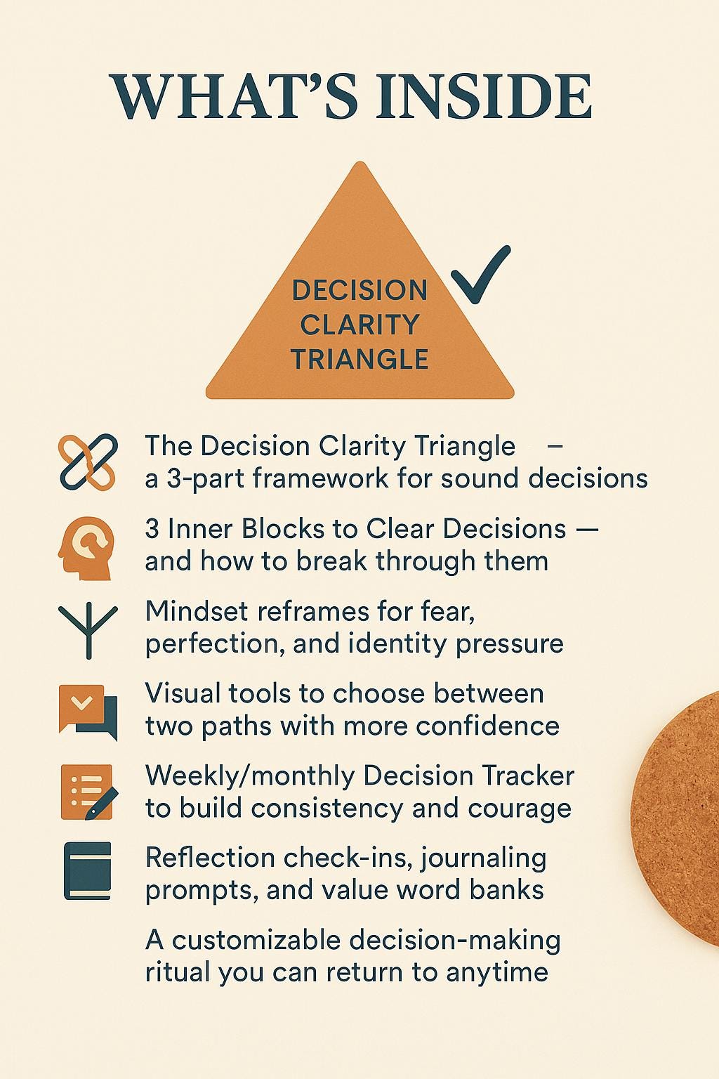 The Decision-Maker’s Mindset Tool | Psychology-Based Guide to Clarity, Confidence & Action