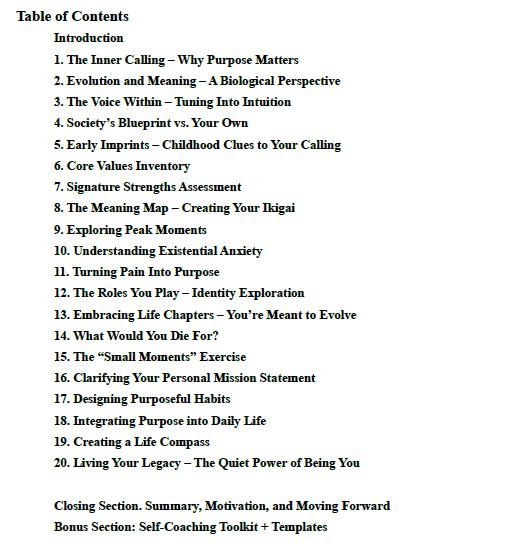 Why Am I Here? Life Purpose Journal | Printable Self-Discovery Workbook PDF