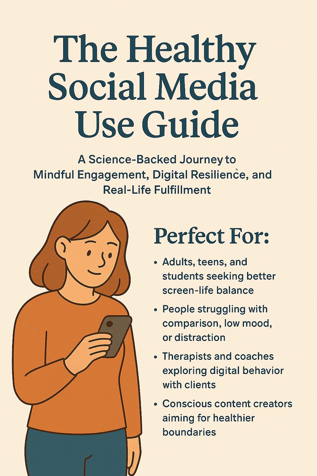 Healthy Social Media Use – A Psychology-Based Workbook for Digital Boundaries, Emotional Awareness & Intentional Online Living