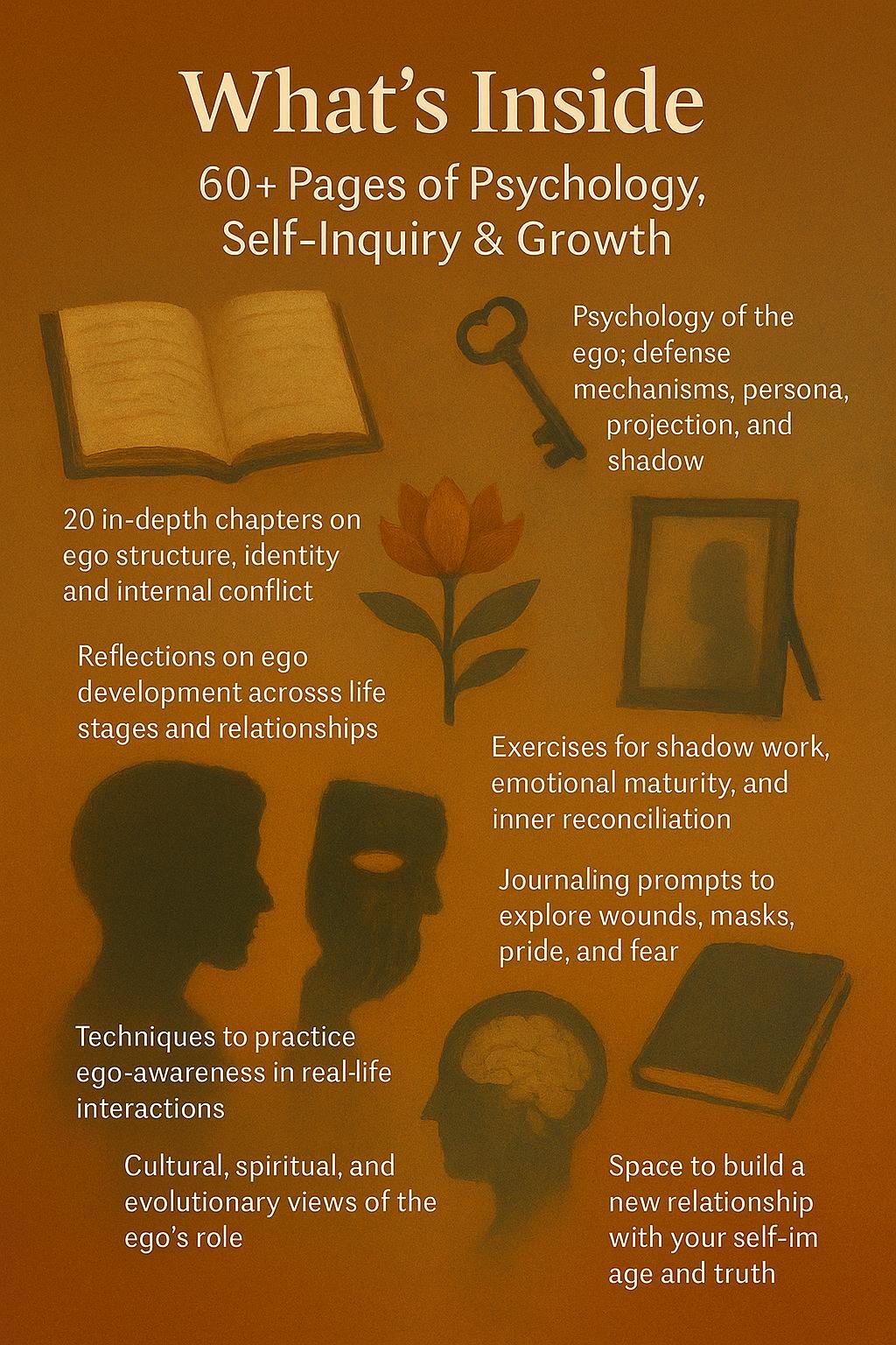 Understanding the Ego – A Psychology-Based Workbook on Identity, Self-Awareness, Inner Conflict, Shadow Work & Emotional Mastery