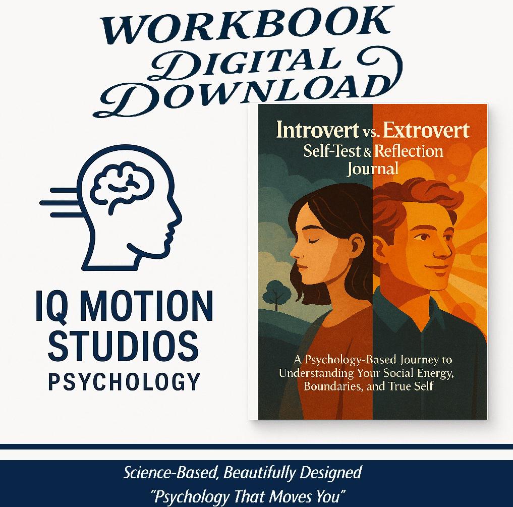 Introvert vs. Extrovert – A Psychology-Based Workbook on Personality, Energy, Boundaries & Building Social Confidence