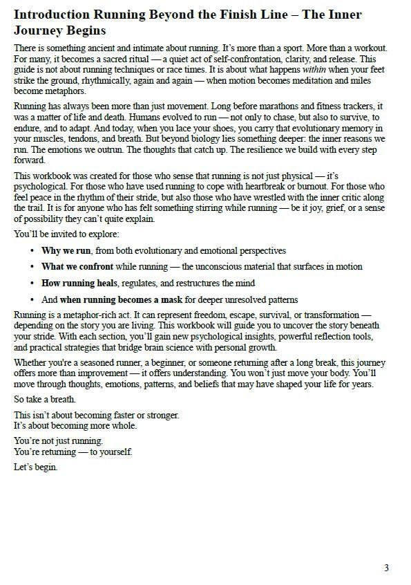The Psychology Behind Running – A Science-Backed Workbook on Flow, Mental Strength, Healing, Motivation & Emotional Self-Discovery