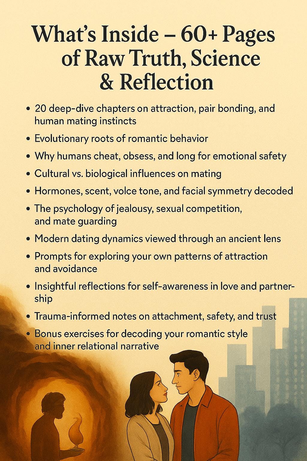 Love, Attraction & Evolution – A Psychology-Based Guide to Human Mating Instincts, Desire, and Emotional Bonding Across Time