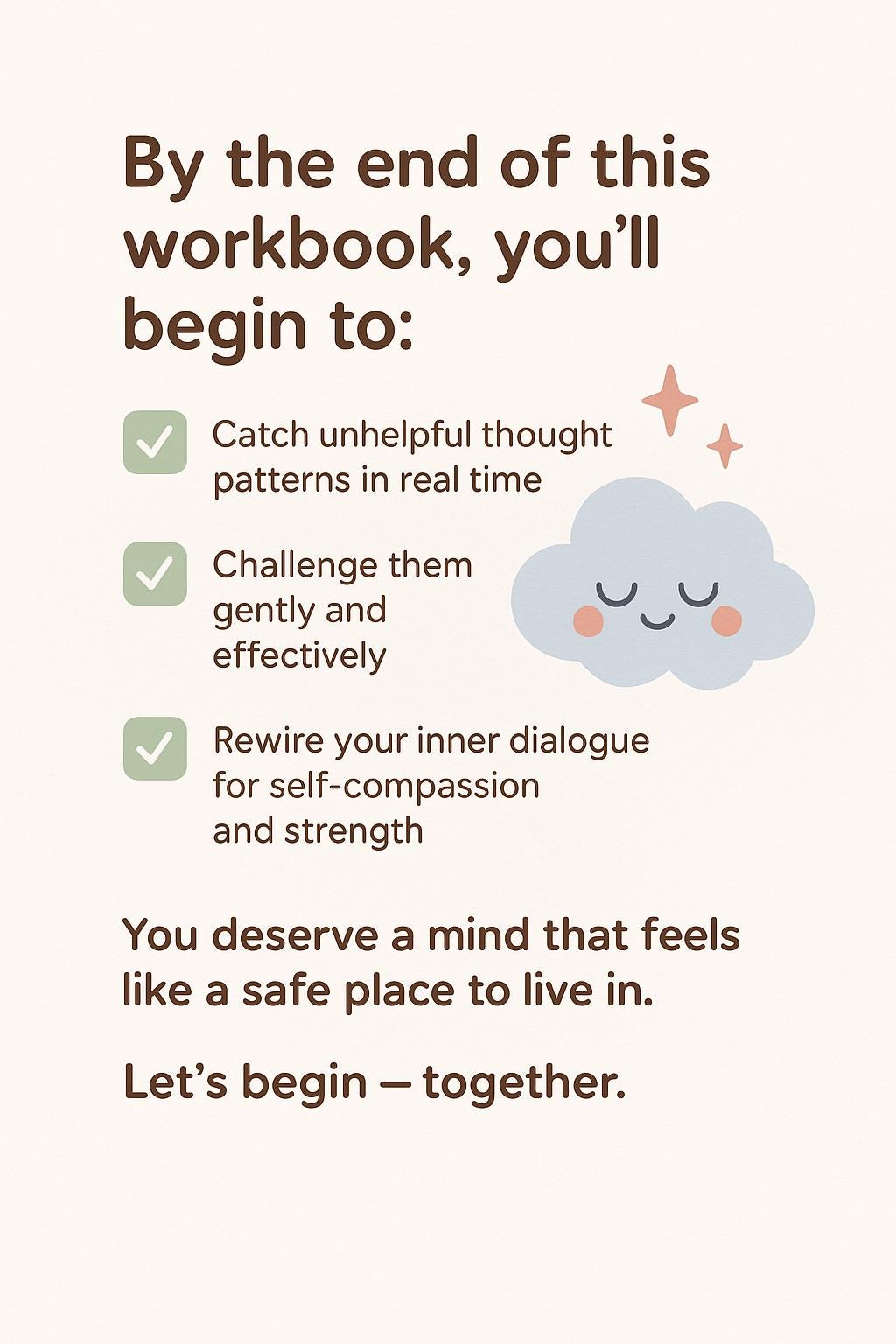 Reframe Negative Self-Talk – CBT Worksheet to Quiet Your Inner Critic & Build Self-Compassion