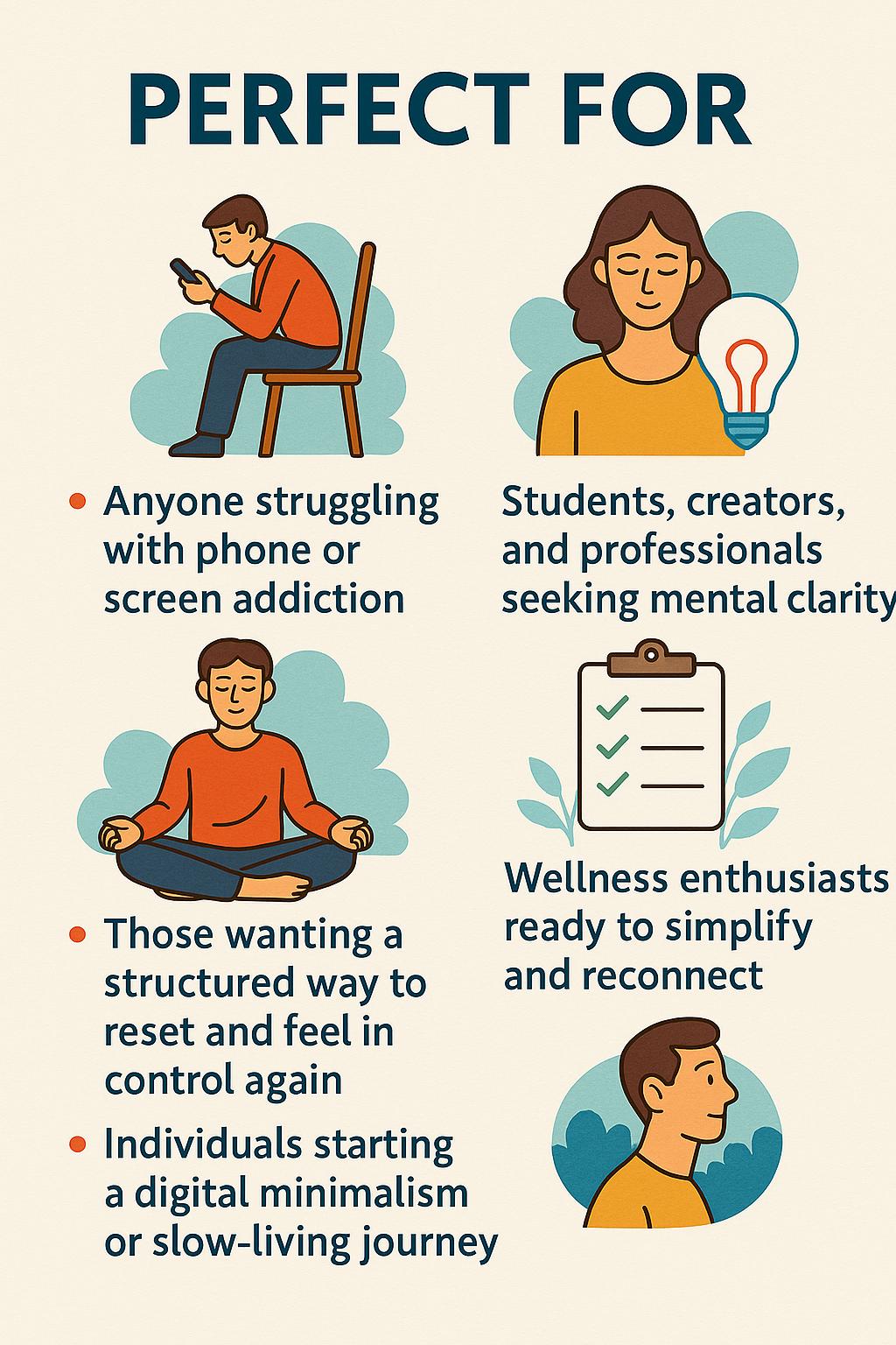 3-Day Dopamine Detox Guide | Digital Reset Planner for Focus, Overstimulation Relief & Phone Addiction Recovery