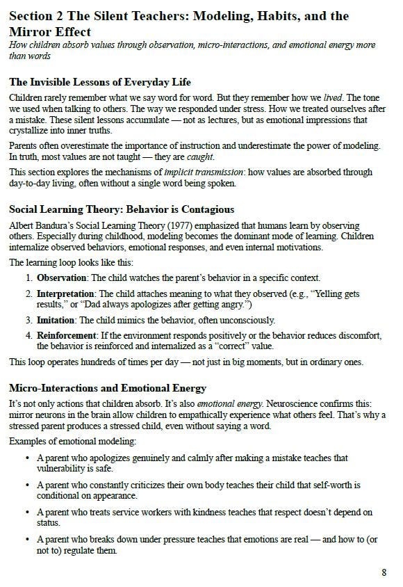 Raising by Values – A Reflective Workbook for Conscious Parenting Through Core Values, Emotional Safety, and Growth-Centered Guidance