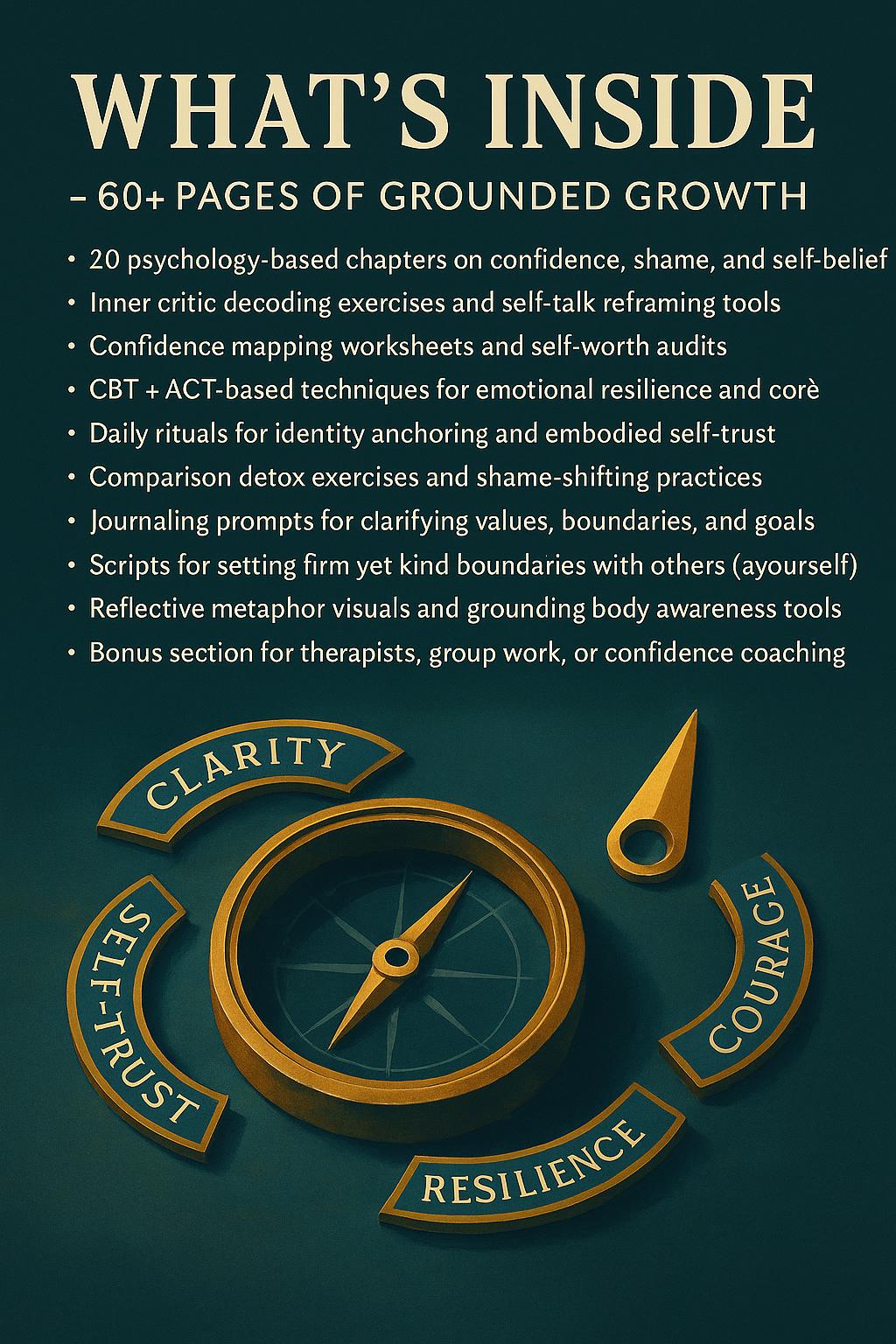 Confidence Calibration – A Psychology-Based Workbook to Rebuild Self-Belief, Silence the Inner Critic, and Anchor in Authentic Self-Worth