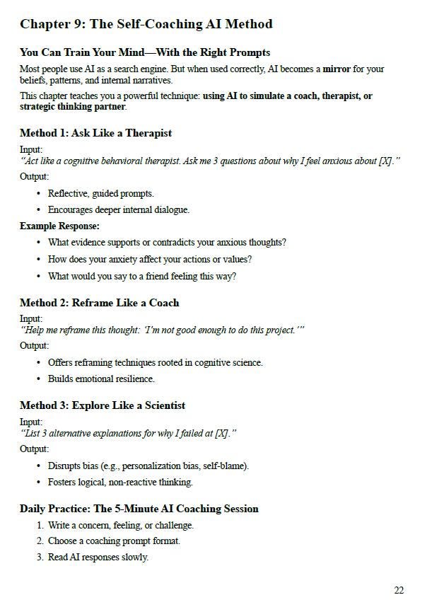 Mind Meets Machine PDF | How to Use AI in Daily Life | Psychology-Based Guide for Creators, Entrepreneurs & Curious Minds | 35 Pages