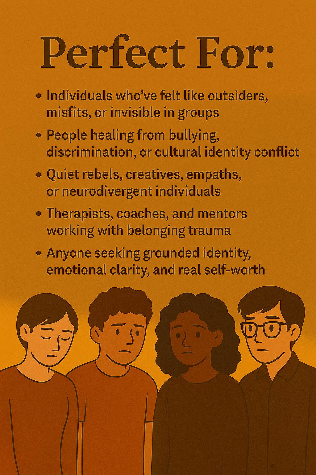 When You’re the Outsider – A Psychology-Based Workbook to Heal Belonging Wounds, Identity Pain, and Embrace Emotional Groundedness
